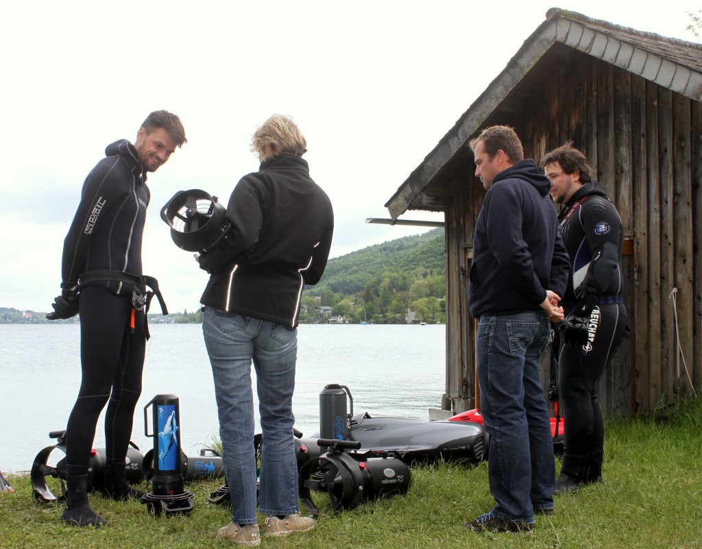 Scooter-Test am Attersee, Tauchen-Ausgabe Juli 2016