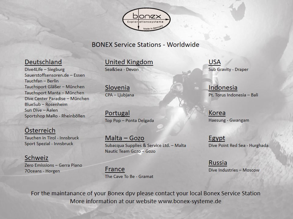 Bonex Service Stations Worldwide